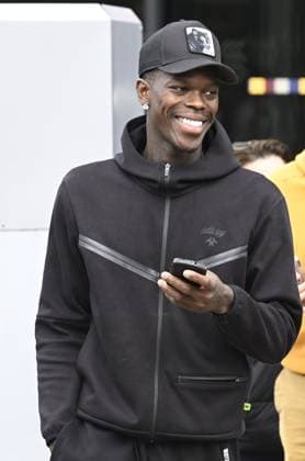 Germany s Dennis Schroder outside team hotel at the FIBA Eurobasket 2025 tournament in Riga, Latvia on September 13, 2025. Riika, Riga Latvia LKLAPH20250913131618L914  Copyright: xHeikkixSaukkomaax LKLAPH20250913131618L914