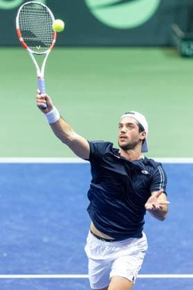 Davis Cup - Poland vs Great Britain Julian Cash during Davis Cup - Poland vs Great Britain match in Gdynia, Poland on September 13, 2025 Gdynia Poland  Copyright: xFotoxOlimpikx originalFilename:jastrzebowski-daviscup250913_npFt4.jpg