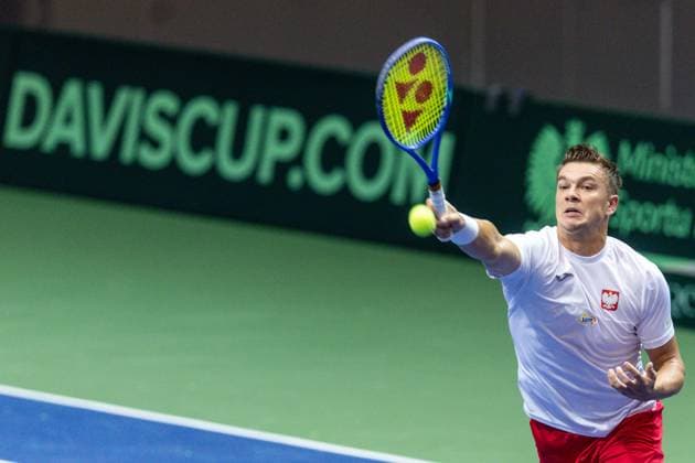 Davis Cup - Poland vs Great Britain Karol Drzewiecki during Davis Cup - Poland vs Great Britain match in Gdynia, Poland on September 13, 2025 Gdynia Poland  Copyright: xFotoxOlimpikx originalFilename:jastrzebowski-daviscup250913_nppQq.jpg