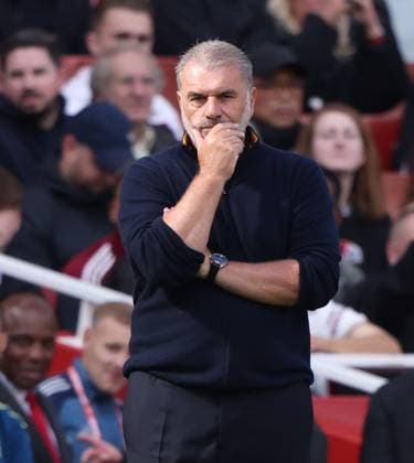 Ange Postecoglu (Head Coach Nottingham Forest) at the Arsenal v Nottingham Forest EPL match, at the Emirates Stadium, London, UK on 13th September, 2025. 