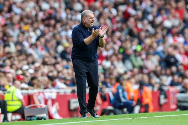 Arsenal FC v Nottingham Forest FC, English Premier League Nottingham Forest Manager Ange Postecoglou reacts and gestures during the Arsenal FC v Nottingham Forest FC English Premier League match at the Emirates Stadium, London, England, United Kingdom on 13 September 2025 Credit: Phil Duncan Every Second Media Editorial use only. All images are copyright Every Second Media Limited. No images may be reproduced without prior permission. All rights reserved. Premier League and Football League images are subject to licensing agreements with Football DataCo Limited. see https: www.football-dataco.com Copyright: xIMAGO EveryxSecondxMediax ESM-1582-0055 PhilxDuncanx xEveryxSecondxMediax