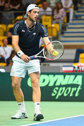 GDYNIA, 13.09.2025 Tenis ziemny Davis Cup Mecz Polska - Wielka Brytania Tennis Davis Cup Match Poland - Great Britain NZ Julian Cash Fot. ANNA LANGOWSKA 058sport.pl NEWSPIX.PL --- newspix.pl 