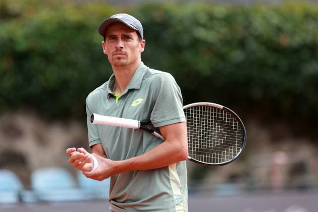 SZCZECIN, 13.09.2025 CWIERCFINAL TURNIEJU TENISA ZIEMNEGO ATP, Tennis Herren CHALLENGER - QUARTER FINAL ATP CHALLENGER INVEST IN SZCZECIN OPEN 2025 NZ GIJS BLANCANEAUX FOT. KRZYSZTOF CICHOMSKI NEWSPIX.PL --- newspix.pl 