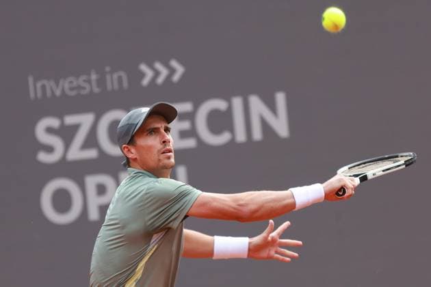 SZCZECIN, 13.09.2025 CWIERCFINAL TURNIEJU TENISA ZIEMNEGO ATP, Tennis Herren CHALLENGER - QUARTER FINAL ATP CHALLENGER INVEST IN SZCZECIN OPEN 2025 NZ GIJS BLANCANEAUX FOT. KRZYSZTOF CICHOMSKI NEWSPIX.PL --- newspix.pl 
