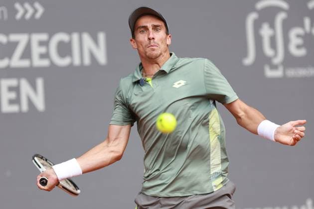 SZCZECIN, 13.09.2025 CWIERCFINAL TURNIEJU TENISA ZIEMNEGO ATP, Tennis Herren CHALLENGER - QUARTER FINAL ATP CHALLENGER INVEST IN SZCZECIN OPEN 2025 NZ GIJS BLANCANEAUX FOT. KRZYSZTOF CICHOMSKI NEWSPIX.PL --- newspix.pl 