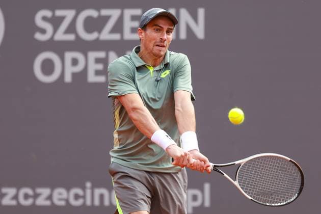 SZCZECIN, 13.09.2025 CWIERCFINAL TURNIEJU TENISA ZIEMNEGO ATP, Tennis Herren CHALLENGER - QUARTER FINAL ATP CHALLENGER INVEST IN SZCZECIN OPEN 2025 NZ GIJS BLANCANEAUX FOT. KRZYSZTOF CICHOMSKI NEWSPIX.PL --- newspix.pl 