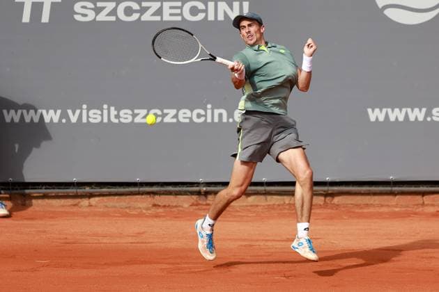 SZCZECIN, 13.09.2025 CWIERCFINAL TURNIEJU TENISA ZIEMNEGO ATP, Tennis Herren CHALLENGER - QUARTER FINAL ATP CHALLENGER INVEST IN SZCZECIN OPEN 2025 NZ GIJS BLANCANEAUX FOT. KRZYSZTOF CICHOMSKI NEWSPIX.PL --- newspix.pl 