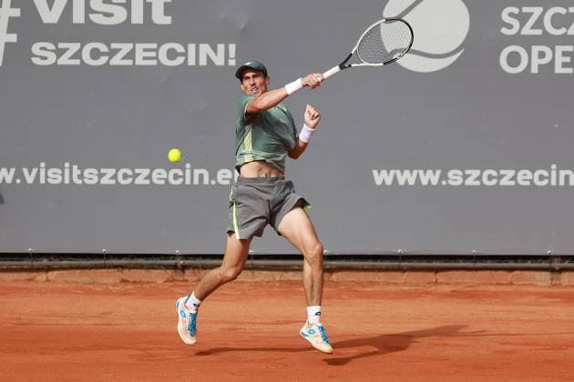 SZCZECIN, 13.09.2025 CWIERCFINAL TURNIEJU TENISA ZIEMNEGO ATP, Tennis Herren CHALLENGER - QUARTER FINAL ATP CHALLENGER INVEST IN SZCZECIN OPEN 2025 NZ GIJS BLANCANEAUX FOT. KRZYSZTOF CICHOMSKI NEWSPIX.PL --- newspix.pl 