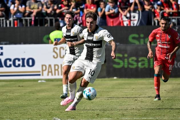 Adrian Bernabe of Parma Calcio during Cagliari Calcio vs Parma Calcio, Italian soccer Serie A match in Cagliari, Italy, September 13 2025  Copyright: xLuigixCanu IPAxSportx xipa-agency.netx xx IPA_64780661 IPA_Agency_IPA64780661