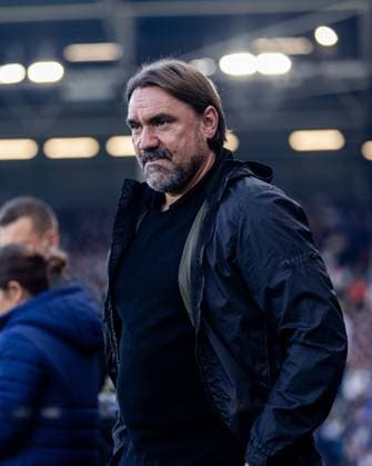 Daniel Farke Amorim of Leeds United on the side line during the Premier League match between Fulham and Leeds United at Craven Cottage on September 13, 2025 in London, England. (Photo by Pedro Soares SPP) Copyright: xPedroxSoaresx xSPPx Sportspressphoto_SPR24702
