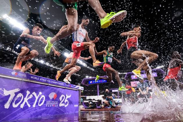 250913 Nahuel Carabana of Andorra, Louis Gilavert of France and Samuel Firewu of Ethiopia compete in men s 3000 meters steeplechase round 1 during day 1 of the 2025 World Athletics Championships on September 13, 2025 in Tokyo. Photo: Joel Marklund BILDBYRAN kod JM JM0729 bbeng friidrott athletics friidrett 2025 world athletics championships world athletics championships tokyo 25 friidrotts-vm friidretts-vm vm *** 250913 Nahuel Carabana of Andorra, Louis Gilavert of France and Samuel Firewu of Ethiopia compete in men s 3000 meters steeplechase round 1 during day 1 of the 2025 World Athletics Championships on September 13, 2025 in Tokyo Photo Joel Marklund BILDBYRAN kod JM JM0729 bbeng friidrott athletics friidrett 2025 world athletics championships world athletics championships tokyo 25 friidrotts vm friidretts vm vm  Copyright: JOELxMARKLUND BB250913JM178