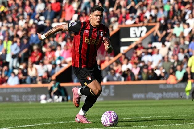 Bournemouth v Brighton and Hove Albion Premier League Evanilson of Bournemouth during the Premier League match at the Vitality Stadium, Bournemouth UK Newspapers OUT Copyright: xJeremyxLandeyx FIL-22230-0037