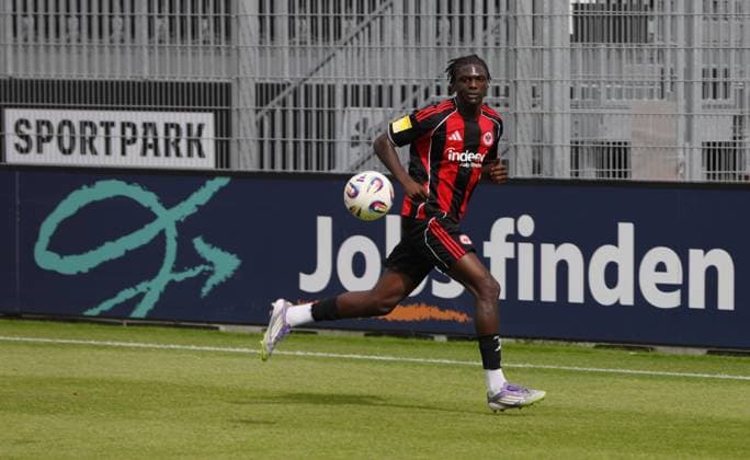 13.09.2025 xphx Dreieich Hessenliga Saison 2025 2026 Eintracht Frankfurt II - KSV Baunatal Fousseny Doumbia (3, Eintracht Frankfurt II)