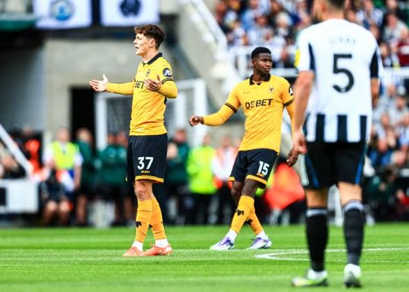 Premier League Newcastle United v Wolverhampton Wanderers during the Premier League match Newcastle United vs Wolverhampton Wanderers at St. James s Park, Newcastle, United Kingdom, 13th September 2025 (Photo by Richard Bierton News Images) Newcastle St. James s Park Tyne and Wear United Kingdom Copyright: xRichardxBierton NewsxImagesx