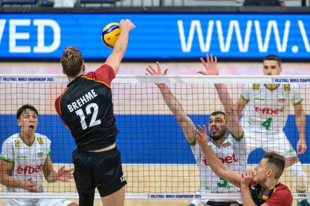 September 13, 2025, Pasay City, Manila, Philippines: Germany vs Bulgaria in the Pool Phase during the FIVB Mens Volleyball World Championship, WM, Weltmeisterschaft 2025 in Manila, Philippines. Bulgaria beat Germany in 3 sets. Pasay City Philippines - ZUMAr144 20250913_zap_r144_053 Copyright: xJaynexRussellx
