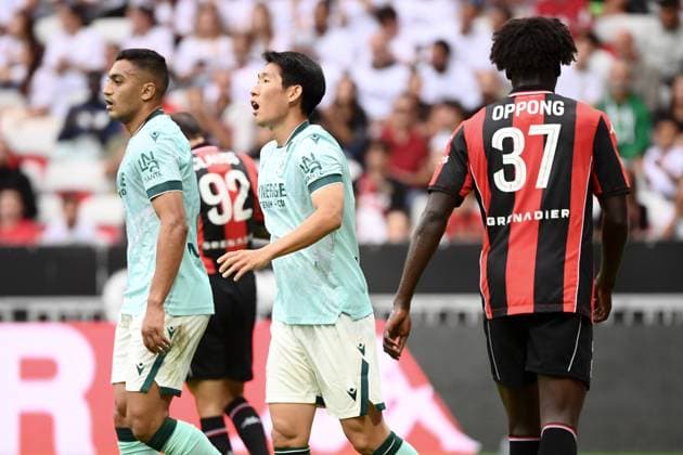 OGC Nice v FC Nantes - Ligue 1 McDonald s 2025 2026 07 HONG Hyun-seok (fcn) during the Ligue 1 McDonald s match between Nice and Nantes at Allianz Riviera on September 13, 2025 in Nice, France. Nice France  Copyright: xFEPx 776348123
