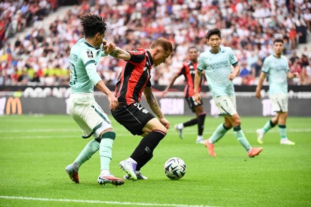 OGC Nice v FC Nantes - Ligue 1 McDonald s 2025 2026 26 Melvin BARD (ogcn) during the Ligue 1 McDonald s match between Nice and Nantes at Allianz Riviera on September 13, 2025 in Nice, France. Nice France  Copyright: xFEPx 776348123