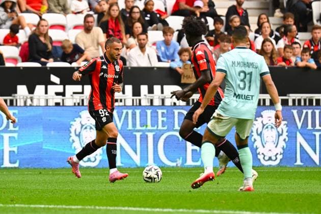 FOOTBALL : OGC Nice VS FC Nantes - Ligue 1 McDonald s - 13 09 2025 Jonathan Clauss (OGC Nice) - Ligue 1 Mcdonald s match between OGC Nice and Football Club de Nantes on September 13, 2025 at the Allianz Riviera Stadium in Nice. NiceFrance  Copyright: xWilliamxCannarellax