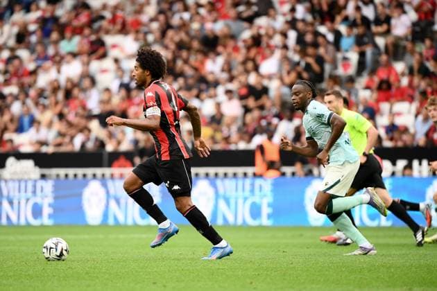 OGC Nice v FC Nantes - Ligue 1 McDonald s 2025 2026 04 DANTE (ogcn) - 80 Junior MWANGA (fcn) during the Ligue 1 McDonald s match between Nice and Nantes at Allianz Riviera on September 13, 2025 in Nice, France. Nice France  Copyright: xFEPx 776348123