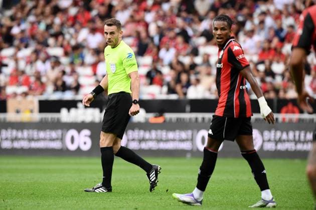 OGC Nice v FC Nantes - Ligue 1 McDonald s 2025 2026 Guillaume PARADIS (ARBITRE) during the Ligue 1 McDonald s match between Nice and Nantes at Allianz Riviera on September 13, 2025 in Nice, France. Nice France  Copyright: xFEPx 776348123