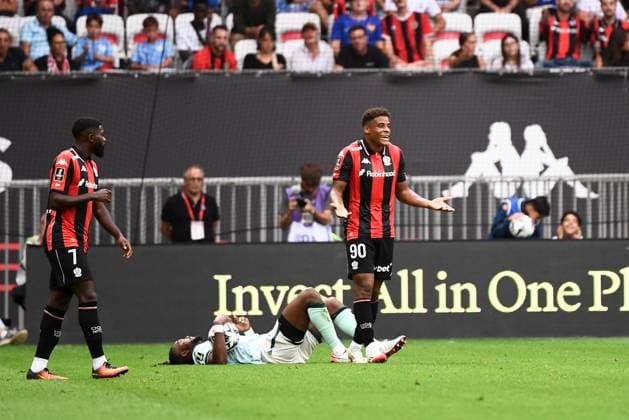 OGC Nice v FC Nantes - Ligue 1 McDonald s 2025 2026 90 Kevin CARLOS (ogcn) during the Ligue 1 McDonald s match between Nice and Nantes at Allianz Riviera on September 13, 2025 in Nice, France. Nice France  Copyright: xFEPx 776348123