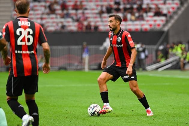 FOOTBALL : OGC Nice VS FC Nantes - Ligue 1 McDonald s - 13 09 2025 Charles Vanhoutte (OGC Nice) - Ligue 1 Mcdonald s match between OGC Nice and Football Club de Nantes on September 13, 2025 at the Allianz Riviera Stadium in Nice. NiceFrance  Copyright: xWilliamxCannarellax