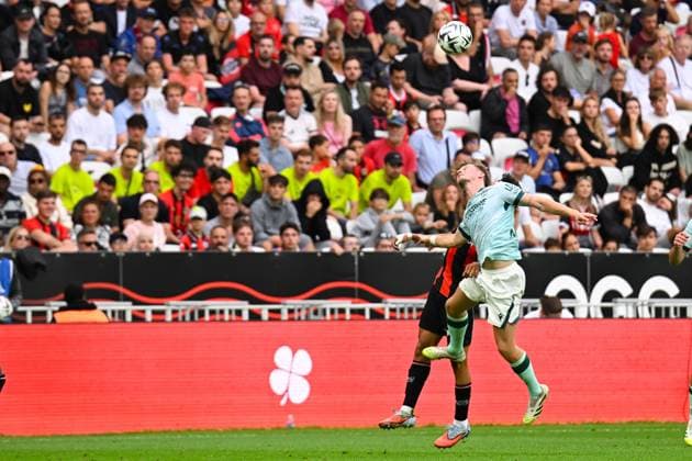 FOOTBALL : OGC Nice VS FC Nantes - Ligue 1 McDonald s - 13 09 2025 Ligue 1 Mcdonald s match between OGC Nice and Football Club de Nantes on September 13, 2025 at the Allianz Riviera Stadium in Nice. NiceFrance  Copyright: xWilliamxCannarellax