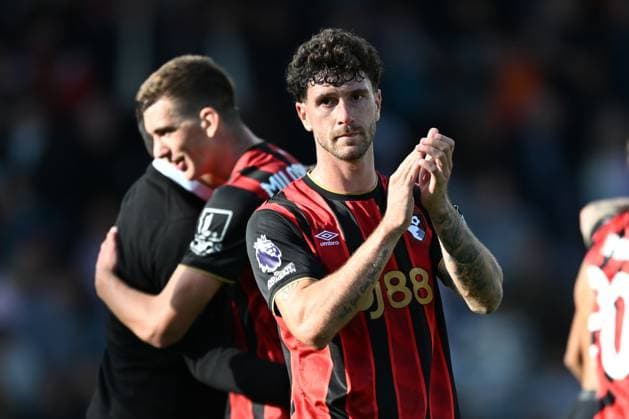 Bournemouth v Brighton and Hove Albion Premier League Marcos Senesi of Bournemouth after the Premier League match at the Vitality Stadium, Bournemouth UK Newspapers OUT Copyright: xJeremyxLandeyx FIL-22230-0074