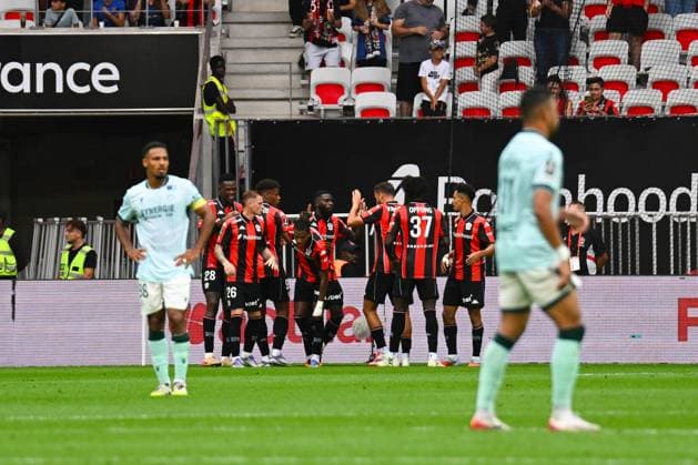 FOOTBALL : OGC Nice VS FC Nantes - Ligue 1 McDonald s - 13 09 2025 Joy OGC Nice - Ligue 1 Mcdonald s match between OGC Nice and Football Club de Nantes on September 13, 2025 at the Allianz Riviera Stadium in Nice. NiceFrance  Copyright: xWilliamxCannarellax