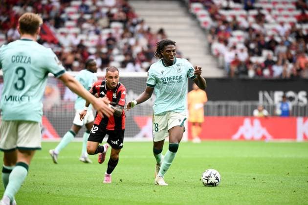 OGC Nice v FC Nantes - Ligue 1 McDonald s 2025 2026 78 Tylel TATI (fcn) during the Ligue 1 McDonald s match between Nice and Nantes at Allianz Riviera on September 13, 2025 in Nice, France. Nice France  Copyright: xFEPx 776348123