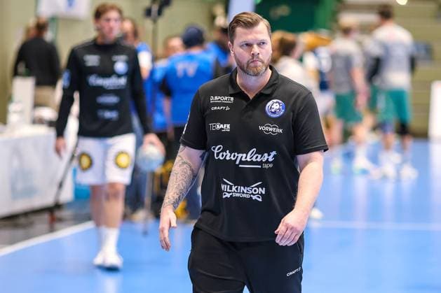 13.09.2025, Handball, HBL, Bergischer HC - TSV GWD Minden, Unihalle Wuppertal: Cheftrainer Arnor Gunnarsson (BHC hc) Nordrhein-Westfalen Deutschland