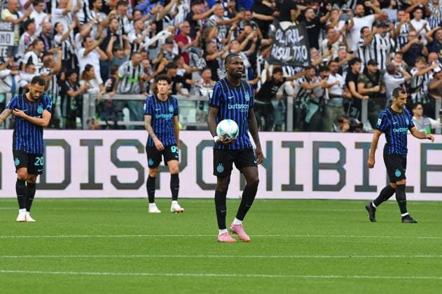 Foto IPP Massimo Rana Torino 13-09-2025 Calcio Campionato di Serie A 2025 2026 Juventus-Inter nella foto delusione inter Marcus Thuram Italy Photo Press - World Copyright italy ITALY  Copyright: xR4924_italyphotopressx