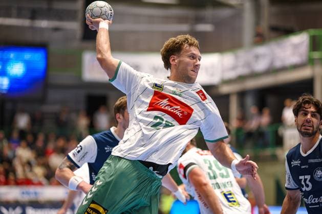 13.09.2025, Handball, HBL, Bergischer HC - TSV GWD Minden, Unihalle Wuppertal: Tom Bergner (GWD Minden 28) Nordrhein-Westfalen Deutschland