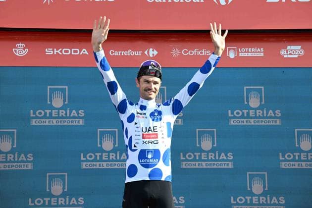 13-09-2025 Vuelta A Espana; Tappa 20 Robledo De Chavela - Bola Del Mundo; 2025, Uae Team Emirates - Xrg; Vine, Jai; Bola Del Mundo; 
