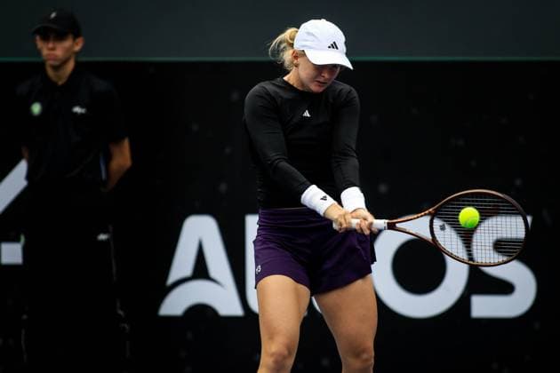 WTA, Tennis Damen 250 SP OPEN SaO PAULO, SP - 13.09.2025: WTA 250 SP OPEN - The first edition of the SP Open, a WTA 250 series tournament played on hard courts, will take place at Villa-Lobos Park, in the west zone of Sao Paulo. The event marks Sao Paulo& 39;s return to the official WTA calendar after 25 years and is the largest women& 39;s tournament in Brazil since 2016. In addition to the sporting competitions with 32 players in the singles and 16 doubles. In the photo, tennis player Francesca Jones (GBR) during a SP Open match against tennis player Janice Tjen (INA) this Saturday (13). (Photo: Aloisio Mauricio Fotoarena) x2805918x  AloisioxMauricio