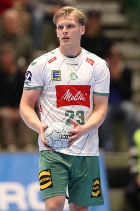 13.09.2025, Handball, HBL, Bergischer HC - TSV GWD Minden, Unihalle Wuppertal: Niclas Heitkamp (GWD Minden 23) Nordrhein-Westfalen Deutschland