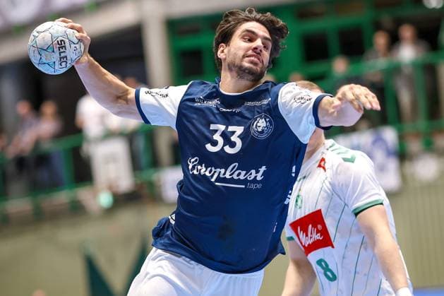 13.09.2025, Handball, HBL, Bergischer HC - TSV GWD Minden, Unihalle Wuppertal: Eloy Morante Maldonado (BHC 33) Nordrhein-Westfalen Deutschland