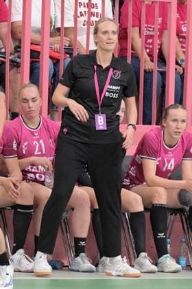 Miriam Hirsch (TusSies Metzingen, Trainerin) TusSies Metzingen vs. BSV Sachsen Zwickau, Handball, Alsco HBF, 3.Ligaspieltag, Saison 2025 2026, 13.09.2025 TusSies Metzingen vs. BSV Sachsen Zwickau, Handball, Alsco HBF, 3.Ligaspieltag, Saison 2025 2026, 13.09.2025 Tuebingen Copyright: xEibner-Pressefoto TobiasxBaurx EP_TBR