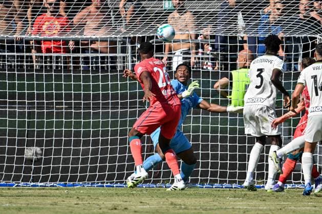 CALCIO - Serie A - Cagliari Calcio vs Parma Calcio Yerri Mina of Cagliari Calcio, Goal during Cagliari Calcio vs Parma Calcio, Italian soccer Serie A match in Cagliari, Italy, September 13 2025 Cagliari Italy  Copyright: xIPAxSport ABACAx