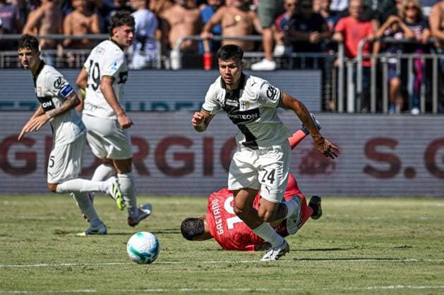 CALCIO - Serie A - Cagliari Calcio vs Parma Calcio Christian Ordonez of Parma Calcio during Cagliari Calcio vs Parma Calcio, Italian soccer Serie A match in Cagliari, Italy, September 13 2025 Cagliari Italy  Copyright: xIPAxSport ABACAx