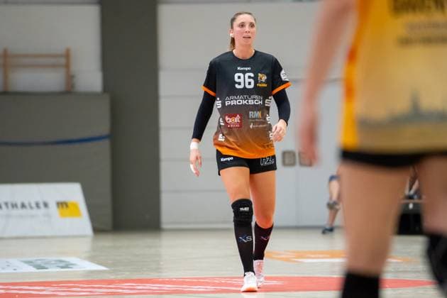 Handball I Frauen I Saison 2025-2026 I 2. Bundesliga I 3. Spieltag I VfL Waiblingen - HC Rödertal I 13.09.2025 Lara Eckhardt (96, VfL Waiblingen Tigers) Waiblingen Rundsporthalle Baden-Württemberg Deutschland Copyright: xLobeca MaxxPetershansx