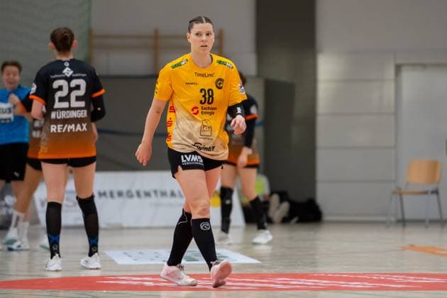 Handball I Frauen I Saison 2025-2026 I 2. Bundesliga I 3. Spieltag I VfL Waiblingen - HC Rödertal I 13.09.2025 Anna Frankova (38, HC Rödertal) Waiblingen Rundsporthalle Baden-Württemberg Deutschland Copyright: xLobeca MaxxPetershansx