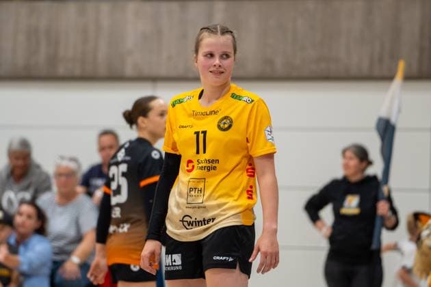 Handball I Frauen I Saison 2025-2026 I 2. Bundesliga I 3. Spieltag I VfL Waiblingen - HC Rödertal I 13.09.2025 Vanessa Huth (11, HC Rödertal) Waiblingen Rundsporthalle Baden-Württemberg Deutschland Copyright: xLobeca MaxxPetershansx