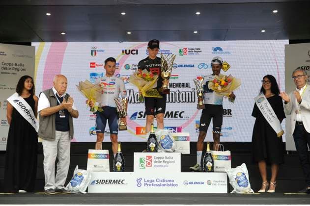 13-09-2025 Memorial Pantani; 2025, Tudor; 2025, Totalenergies; 2025, Movistar; Storer, Michale; Delettre, Alexandre; Tesfatsion, Natael; Buda, Pino; Amici, Elisa; Cesenatico; 