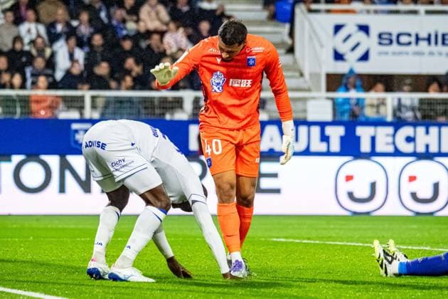 FOOTBALL : AJ Auxerre vs AS Monaco - Ligue 1 - JournÃ e 4 - 13 09 2025 ThÃ o de Percin (AJ Auxerre) AuxerreFrance  Copyright: xBaptistexAutissierx