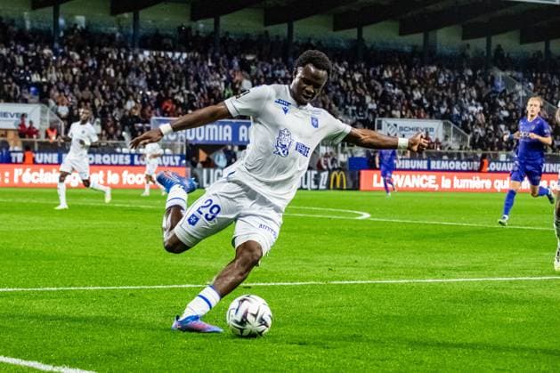 FOOTBALL : AJ Auxerre vs AS Monaco - Ligue 1 - JournÃ e 4 - 13 09 2025 Marvin Senaya (AJ Auxerre) AuxerreFrance  Copyright: xBaptistexAutissierx