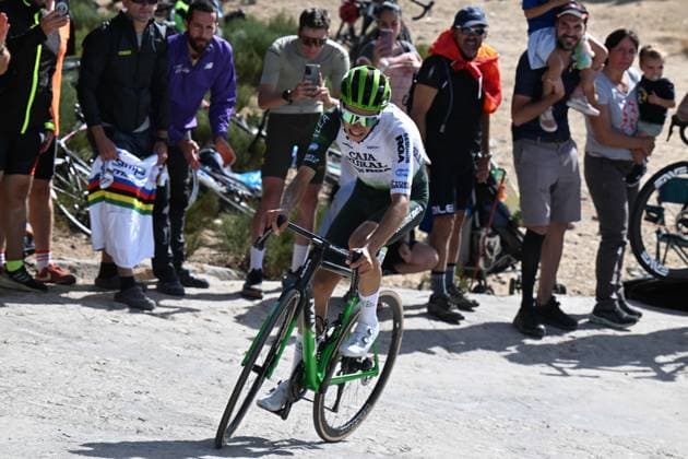 13-09-2025 Vuelta A Espana; Tappa 20 Robledo De Chavela - Bola Del Mundo; 2025, Caja Rural - Seguros Rga; Guardeno Romano, Jaume; Bola Del Mundo; 