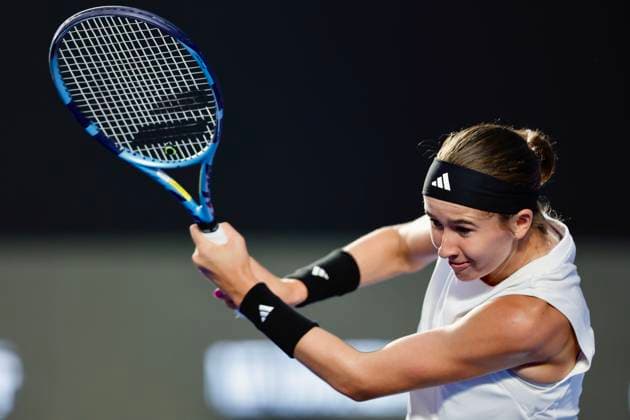 WTA, Tennis Damen GUADALAJARA 250 OPEN WTA GUADALAJARA 250 OPEN BARTUNKOVA VS JOVIC 13092025 GUADALAJARA, JALISCO. Action photo of Nikola Bartunkova, during day 6 the WTA Guadalajara 250 Open, held at the Centro Panamericano de Tenis of Guadalajara, Jalisco, Mexico. Foto de accion de Nikola Bartunkova, durante el dia 6 del WTA Guadalajara 250 Open, celebrado en el Centro Panamericano de Tenis de Guadalajara, Jalisco, Mexico PHOTO BY IMAGENSHOP AGENCIA FOTOGRAFICA GUADALAJARA JALISCO MEXICO Copyright: xIMAGENSHOPxAGENCIAxFOTOGRAFICAx