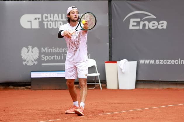 SZCZECIN, 14.09.2025 FINAL TURNIEJU TENISA ZIEMNEGO ATP, Tennis Herren CHALLENGER - FINAL ATP CHALLENGER INVEST IN SZCZECIN OPEN 2025 NZ THIAGO AGUSTIN TIRANTE FOT. KRZYSZTOF CICHOMSKI NEWSPIX.PL --- newspix.pl 