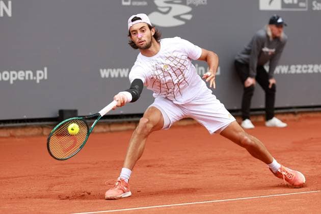 SZCZECIN, 14.09.2025 FINAL TURNIEJU TENISA ZIEMNEGO ATP, Tennis Herren CHALLENGER - FINAL ATP CHALLENGER INVEST IN SZCZECIN OPEN 2025 NZ THIAGO AGUSTIN TIRANTE FOT. KRZYSZTOF CICHOMSKI NEWSPIX.PL --- newspix.pl 